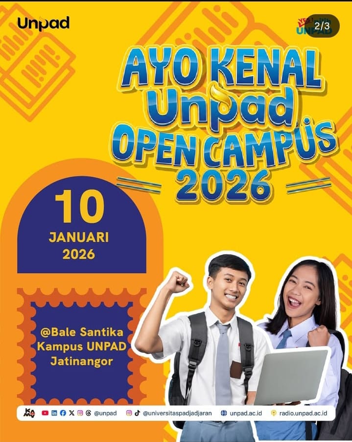 Open Campus UNPAD 2026 Open Campus UNPAD 2026: Eksplor Jurusan, Fakultas, dan Kehidupan Kampus Unpad