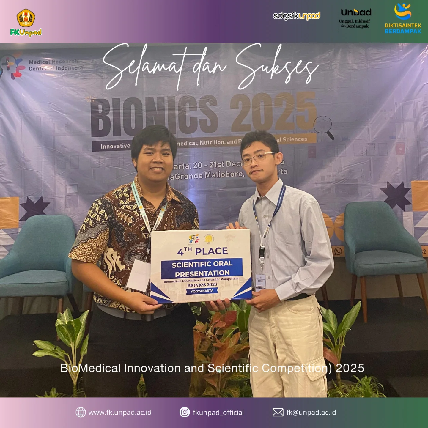 Kolaborasi FK Unpad Unair BIONICS 2025
