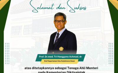 Prof. Tri Hanggono Achmad Ditetapkan sebagai Tenaga Ahli Menteri Diktisaintek