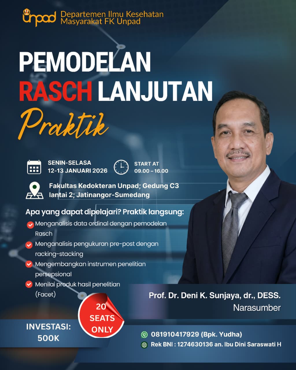 Workshop Advanced Rasch Model Practice FK Unpad 2026 Workshop Advanced Rasch Model Practice FK Unpad 2026