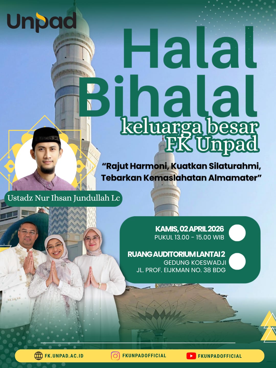 FK Unpad Perkuat Kebersamaan melalui Silaturahmi Idulfitri 1447 H FK Unpad Perkuat Kebersamaan melalui Silaturahmi Idulfitri 1447 H