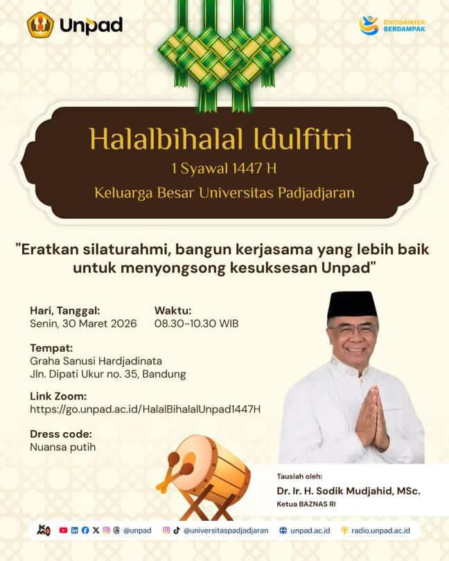 FK Unpad Ajak Sivitas Akademika Hadiri Halalbihalal Idulfitri 1447 H Universitas Padjadjaran