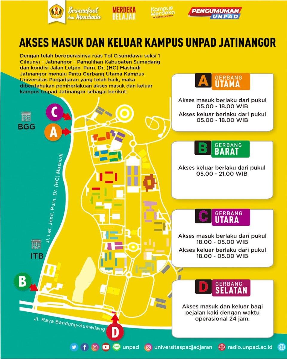 Pengaturan Akses Masuk dan Keluar Kampus Unpad Jatinangor Diberlakukan, Ini Detailnya Pengaturan Akses Masuk dan Keluar Kampus Unpad Jatinangor Diberlakukan, Ini Detailnya