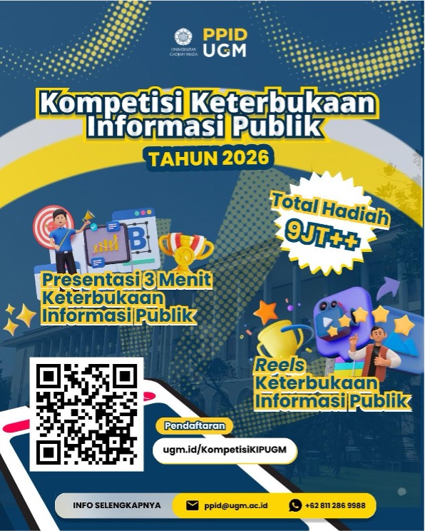 Universitas Gadjah Mada menyelenggarakan Kompetisi Keterbukaan Informasi Publik (KIP)-0 Universitas Gadjah Mada menyelenggarakan Kompetisi Keterbukaan Informasi Publik (KIP)